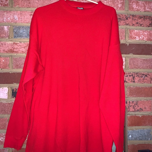 Other - Talha Red Thermal Long Sleeve Shirt Size 3XL